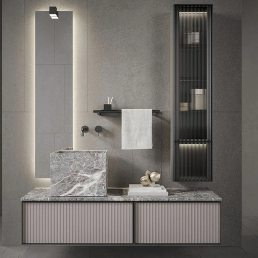 Mobile da Bagno sospeso Quari New 06 di Novello