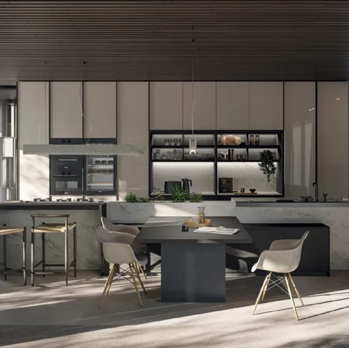 Cucina Design con isola Loggia In 01 di Zampieri Cucine