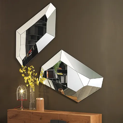 Specchio in cristallo Diamond di Cattelan Italia