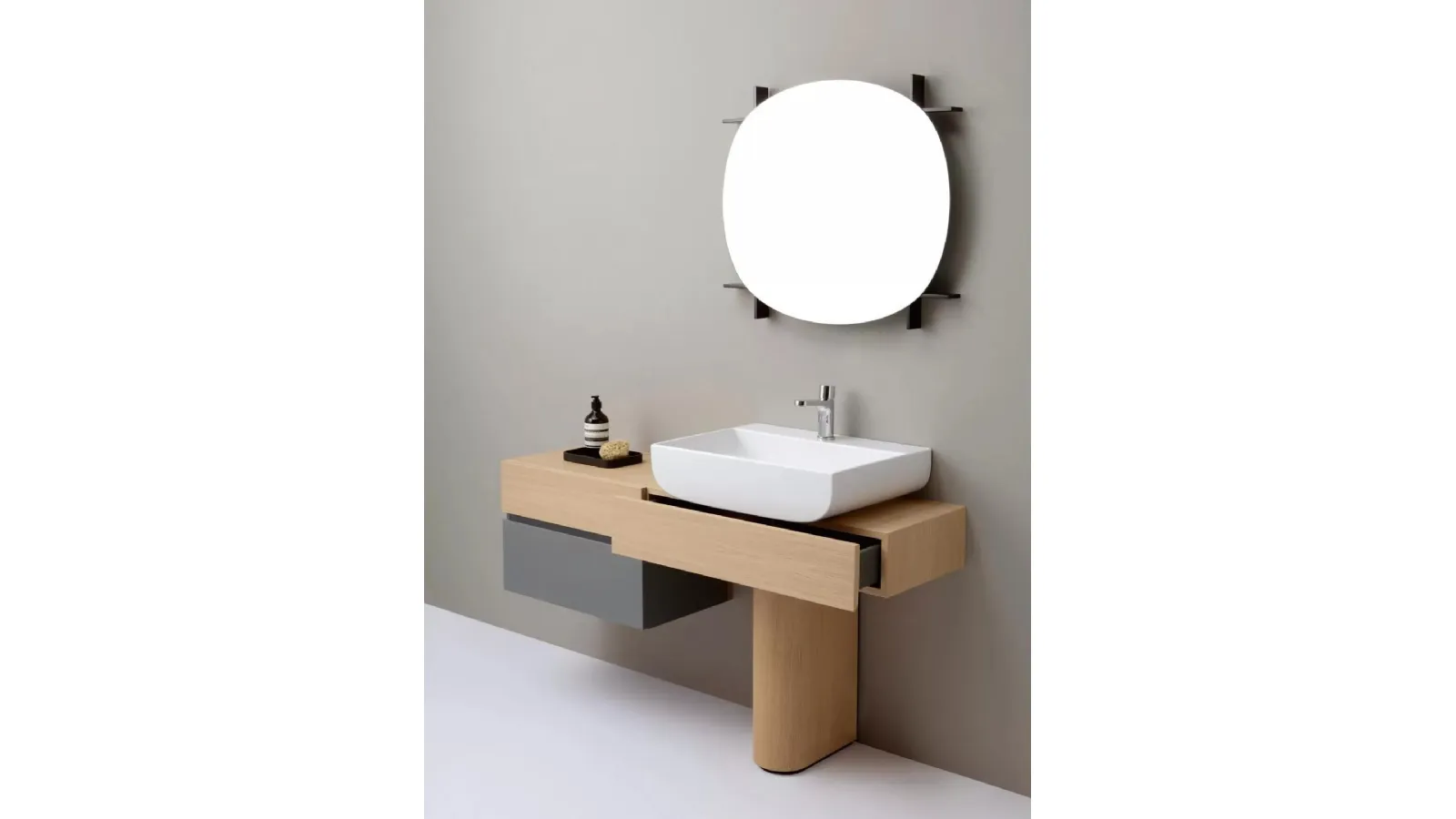 Mobile da Bagno a terra Charlotte 02 di Azzurra Ceramica
