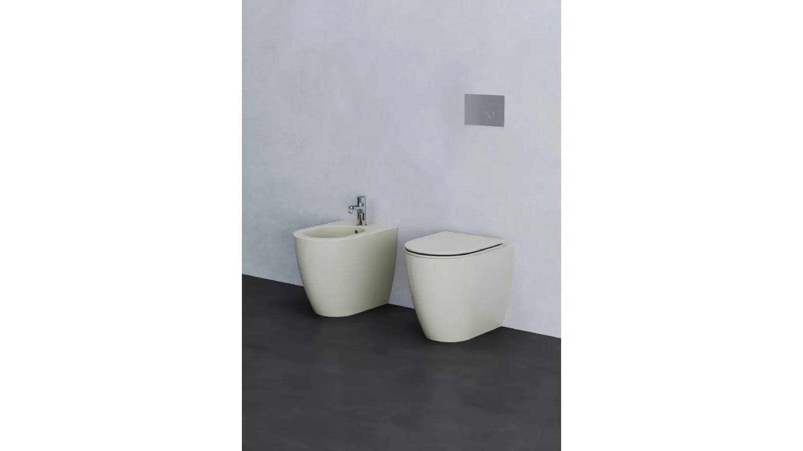 Sanitari in ceramica a terra Comoda 04 di Azzurra Ceramica