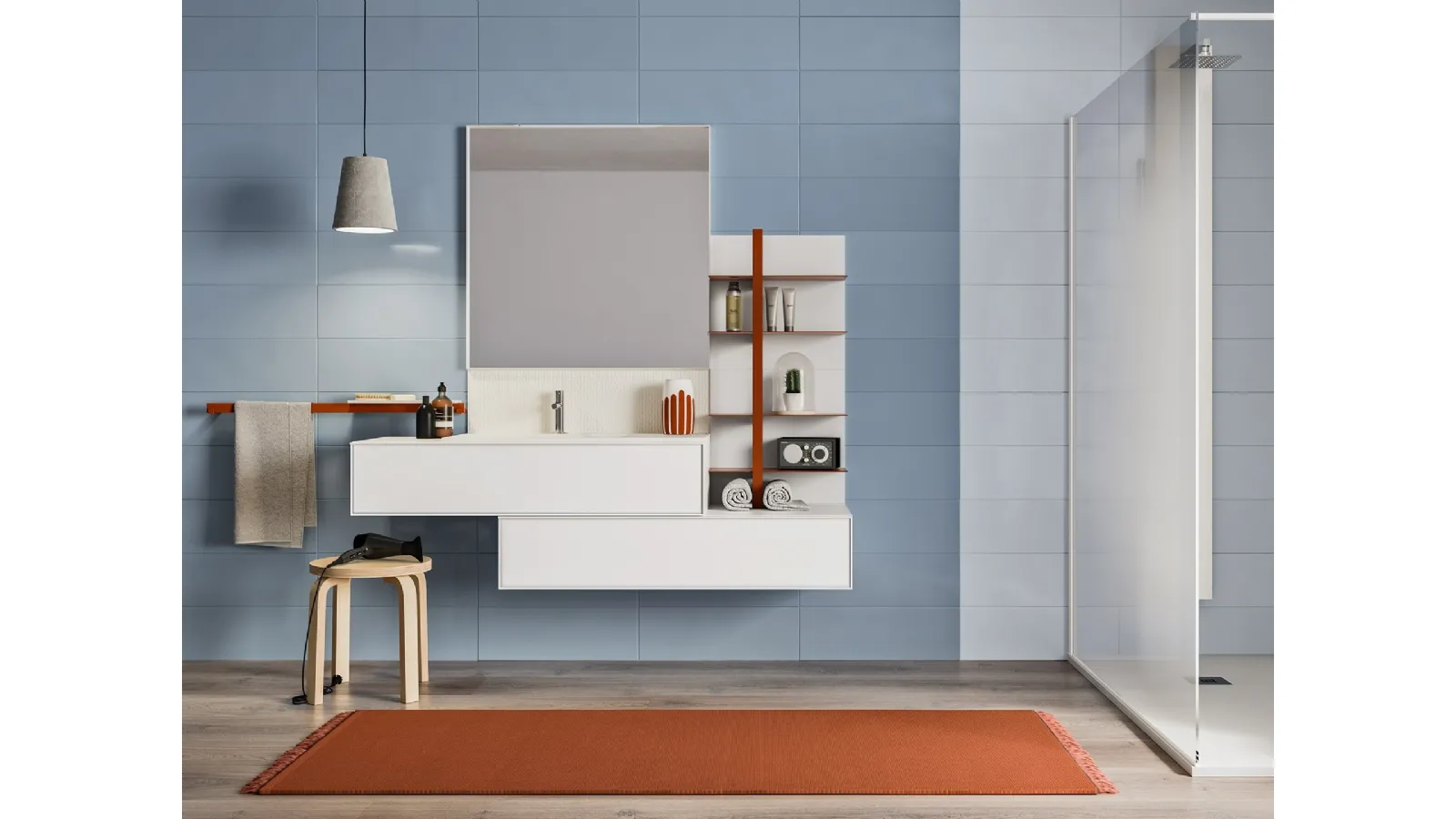 Mobile da Bagno Dress Bianco opaco di Artesi