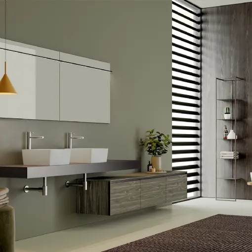 Mobile da Bagno Filo+ Horizon Rovere Palude di Artesi
