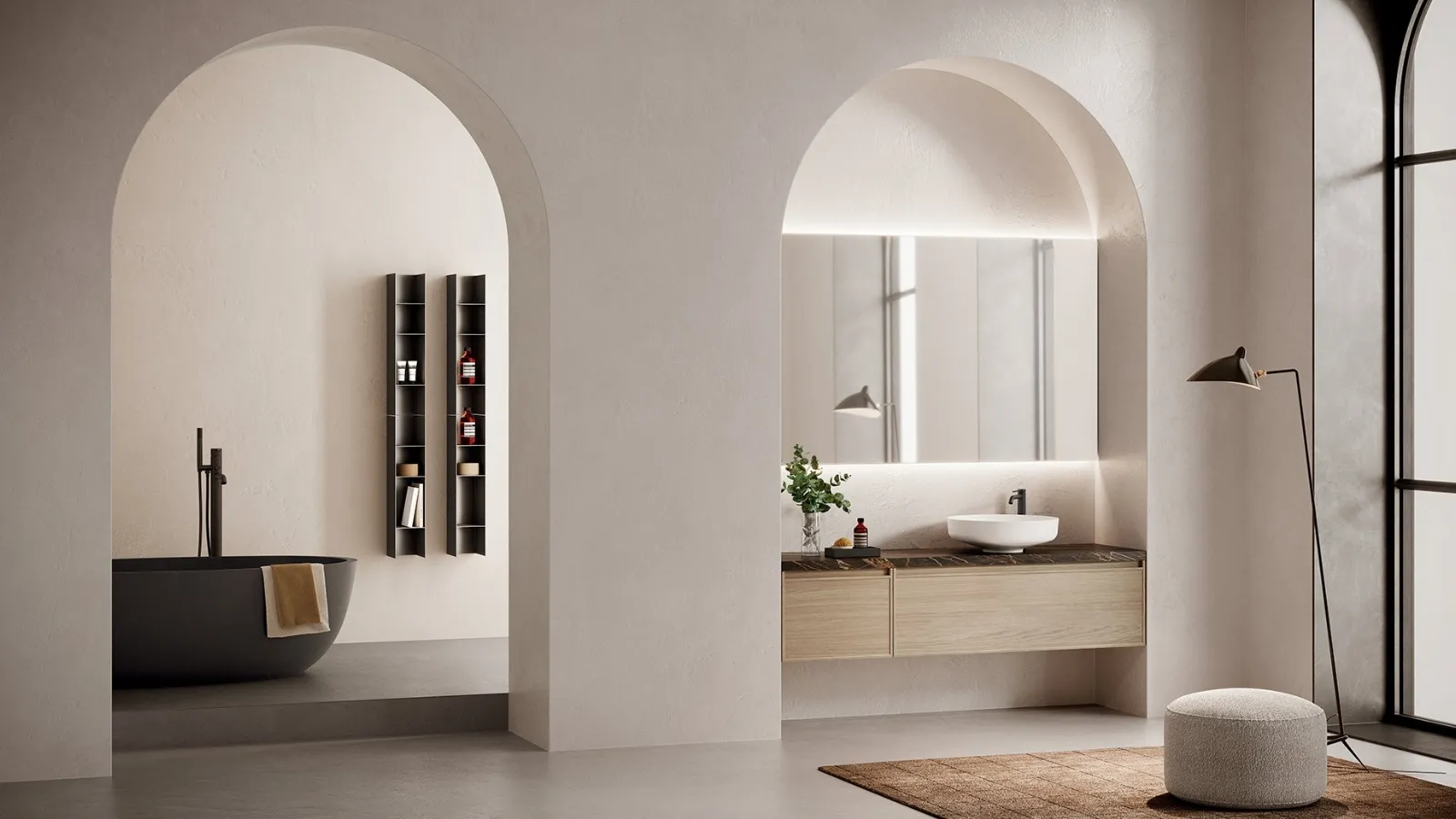 Mobile da Bagno Heritage Rovere Scandinavia di Artesi