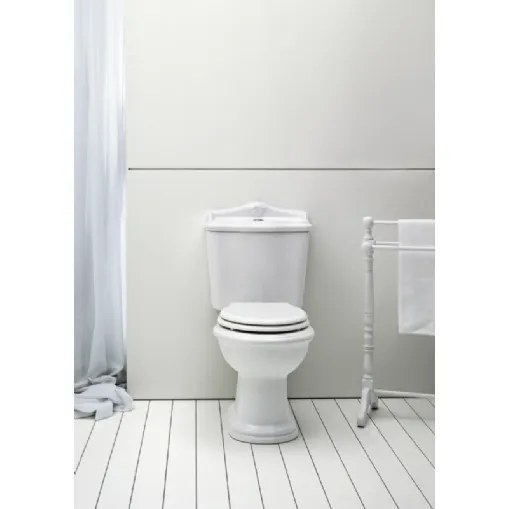 Sanitari con cassetta Jubilaeum 07 in ceramica di Azzurra Ceramica