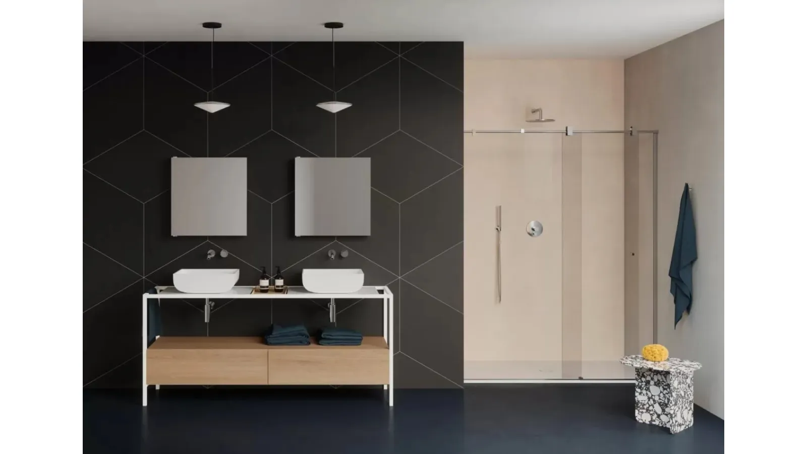 Lavabo da appoggio Leuca 01 di Azzurra Ceramica