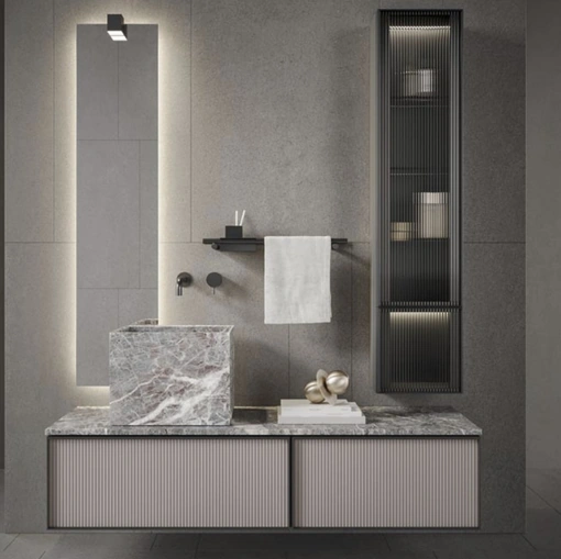 Mobile da Bagno sospeso Quari New 06 di Novello