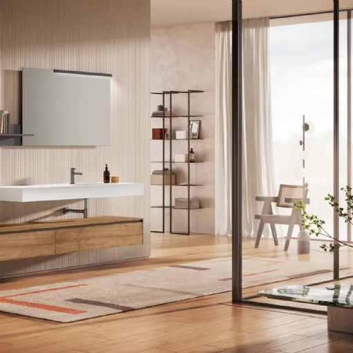 Mobile da Bagno Re-Start Play effetto legno di Artesi