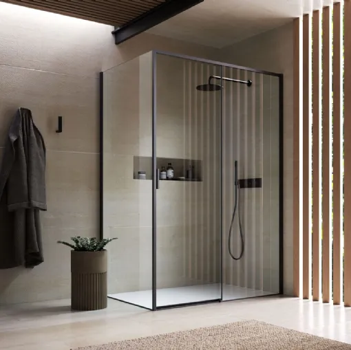 Box Doccia con porta scorrevole Serie 7200 di Vismaravetro
