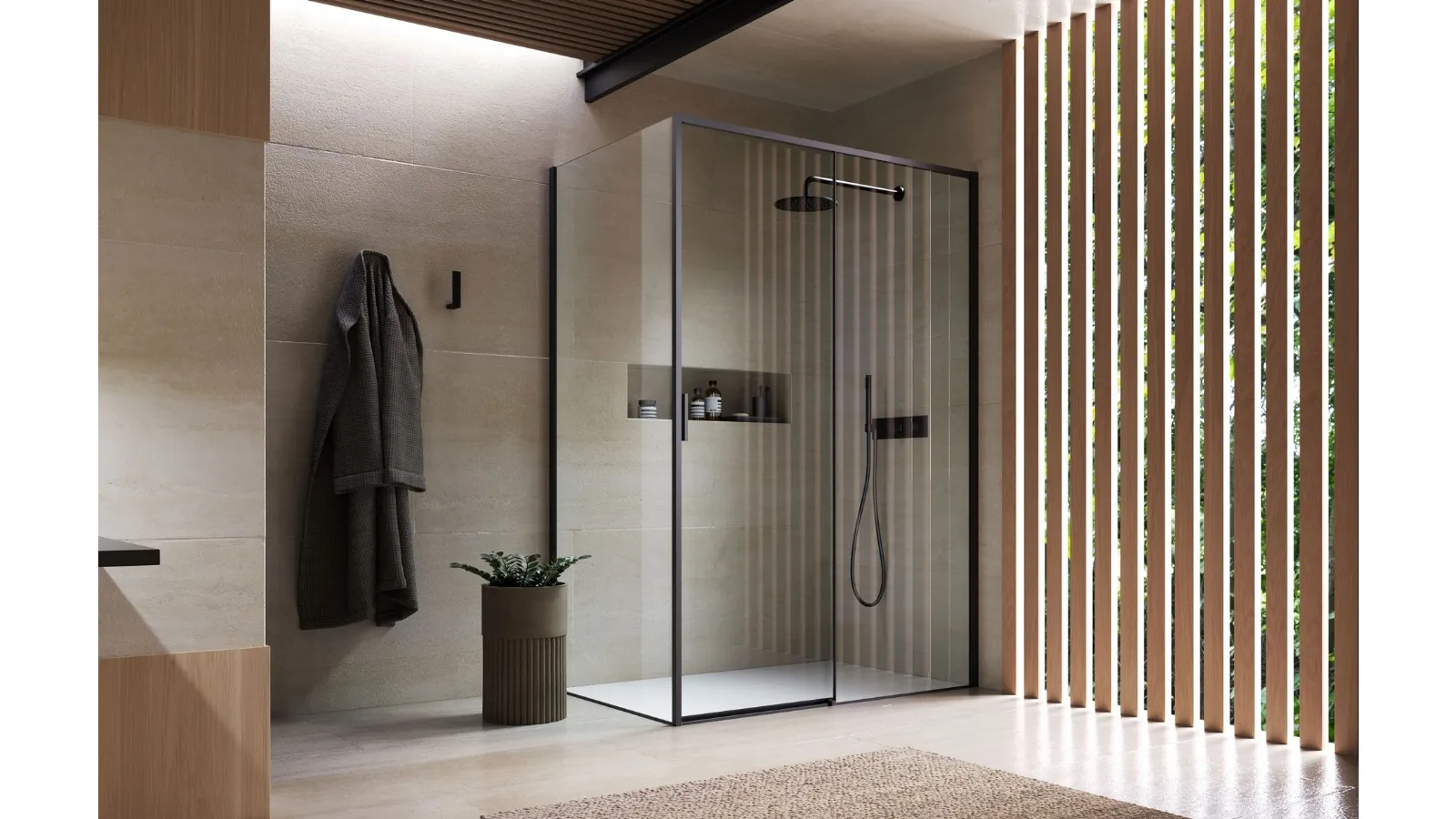 Box Doccia con porta scorrevole Serie 7200 di Vismaravetro