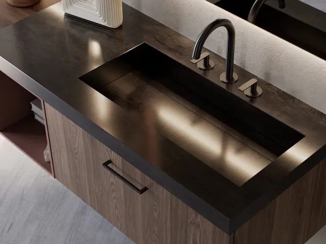 Mobile da Bagno sospeso Sistema Maniglia 32 di Puntotre