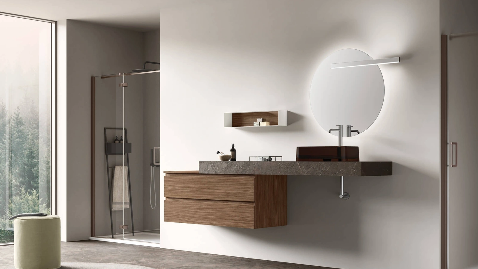 Mobile da Bagno sospeso Slash 06 di Arcom