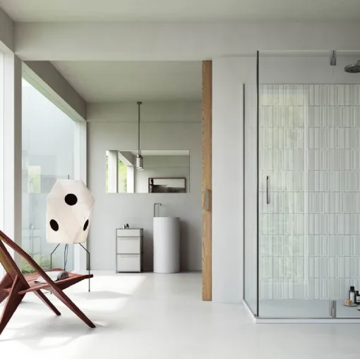 Box Doccia con porta battente Supersintesi di Vismaravetro