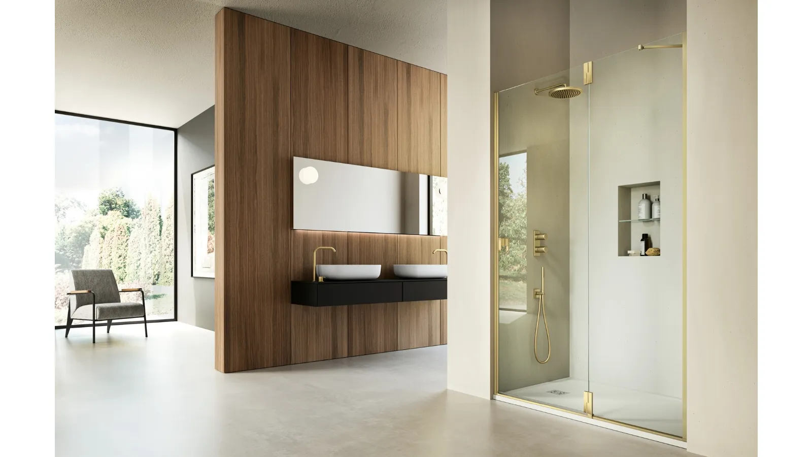 Box Doccia con porta battente Supersintesi di Vismaravetro