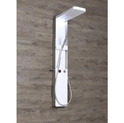 Colonna doccia Techno E Shower Elettronica con cromoterapia e Bluetooth di Kinedo