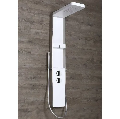 Colonna doccia Techno M Shower con cromoterapia e Bluetooth di Kinedo