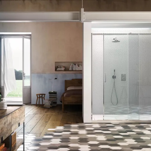 Box Doccia Gliss con porta scorrevole di Vismaravetro