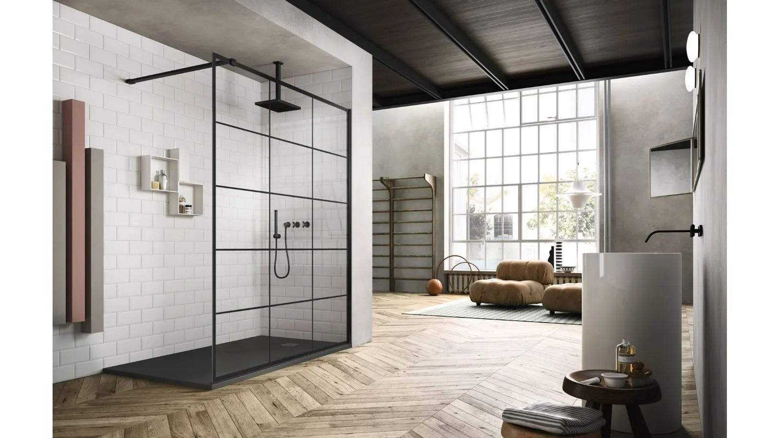 Box Doccia Walk In Sk-In di Vismaravetro
