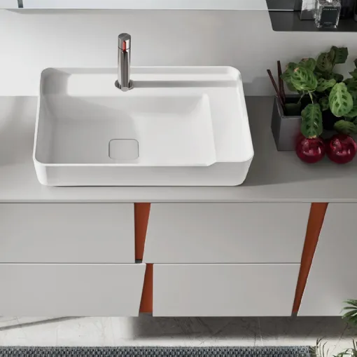 Mobile da Bagno Wector in Laccato di Artesi