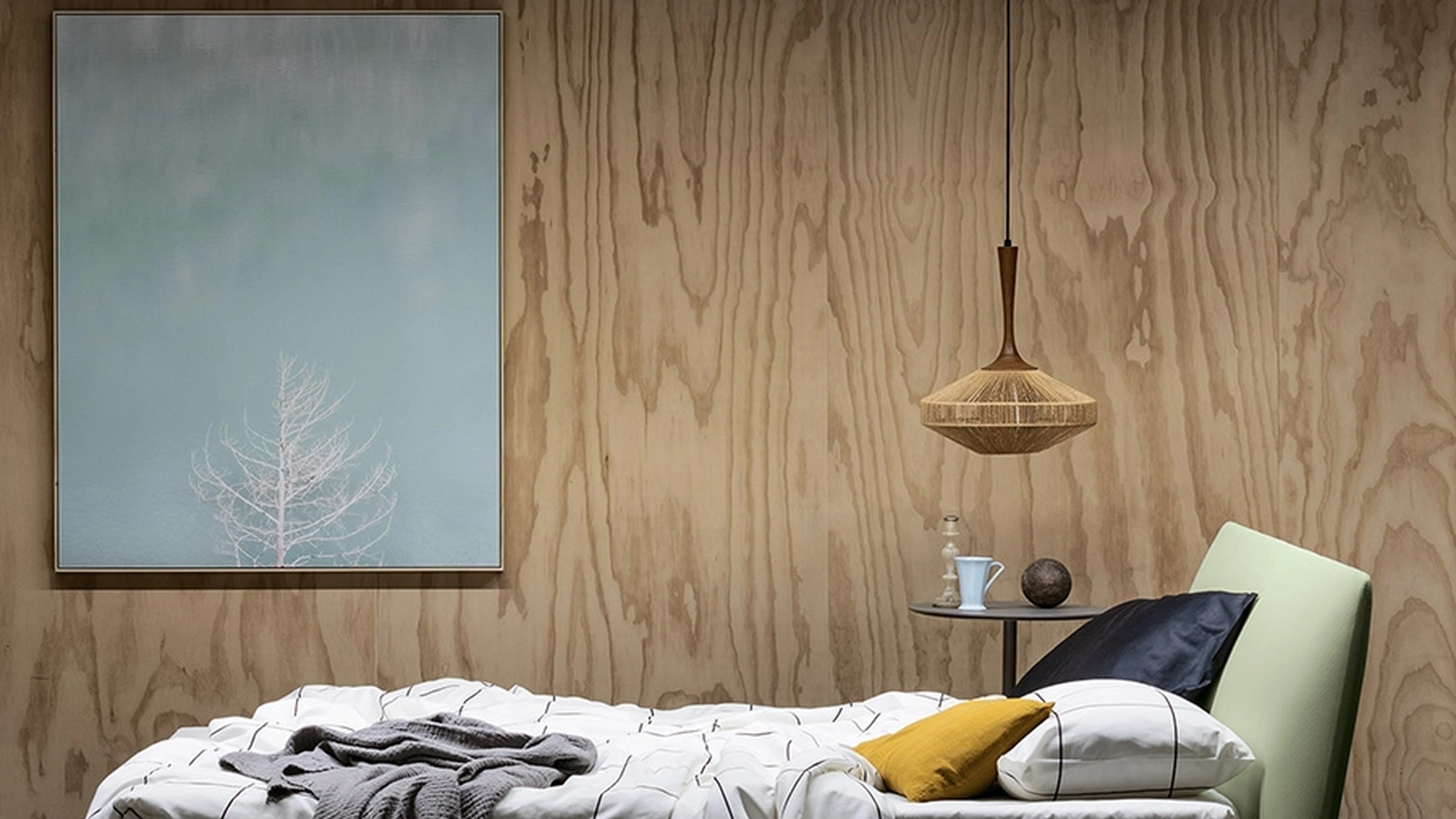 Letto di design Legri di Kristalia