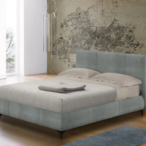 Letto in tessuto imbottito Urban Maxter Due di Altrenotti