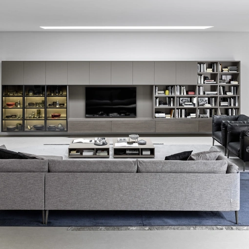 Parete Attrezzata Pannelli TV 02 di Novamobili