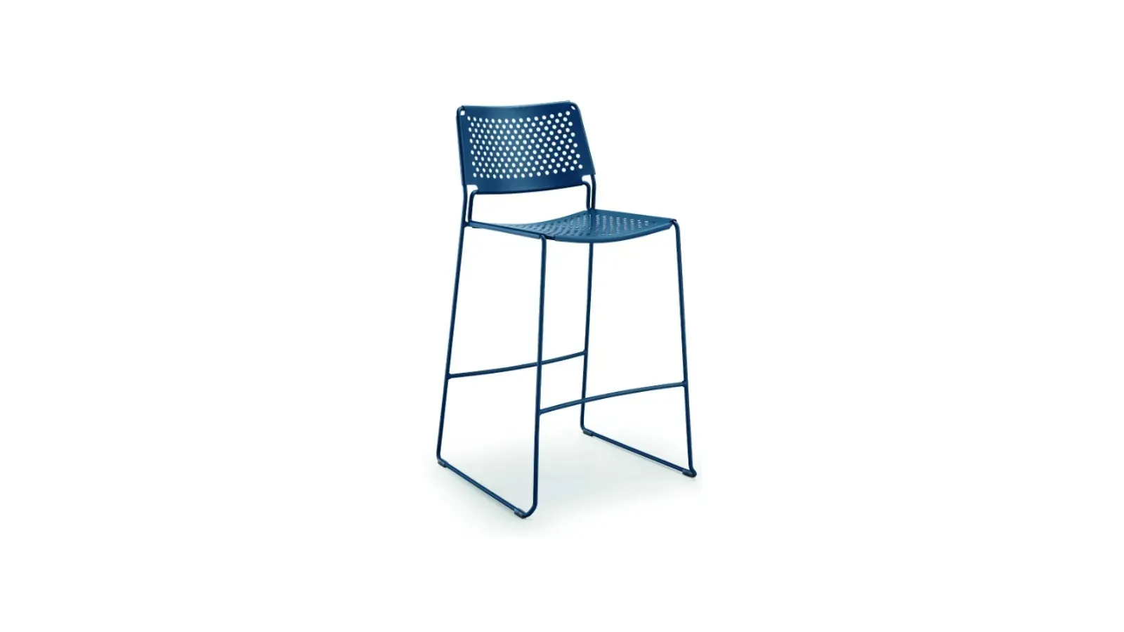 Sgabello Slim in metallo di Midj