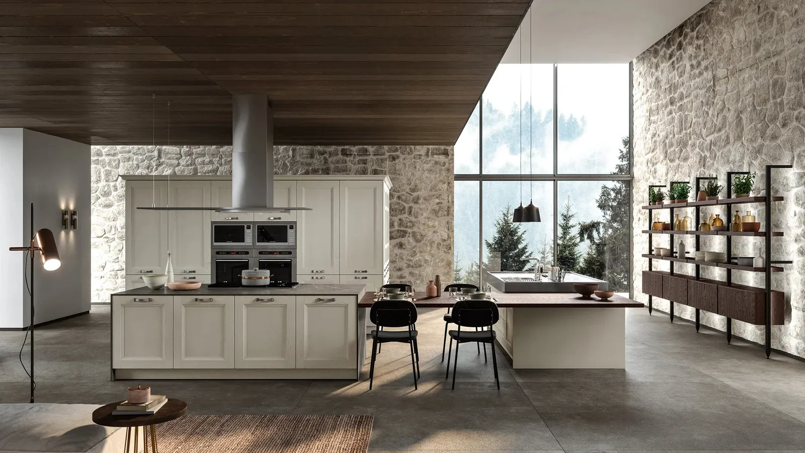 Cucina Classica con isola Gioiosa 01 di Arredo3
