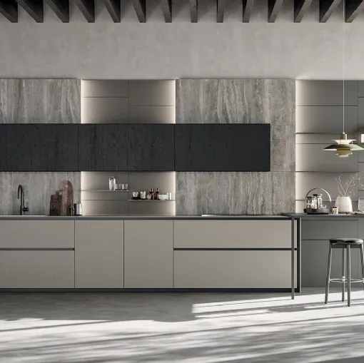 Cucina Design angolare Axis 01 di Zampieri Cucine