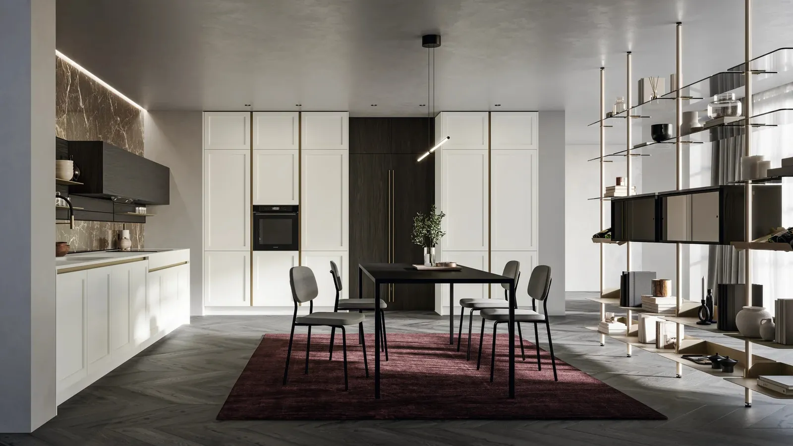 Cucina Moderna ad angolo Alma 06 di Arredo3