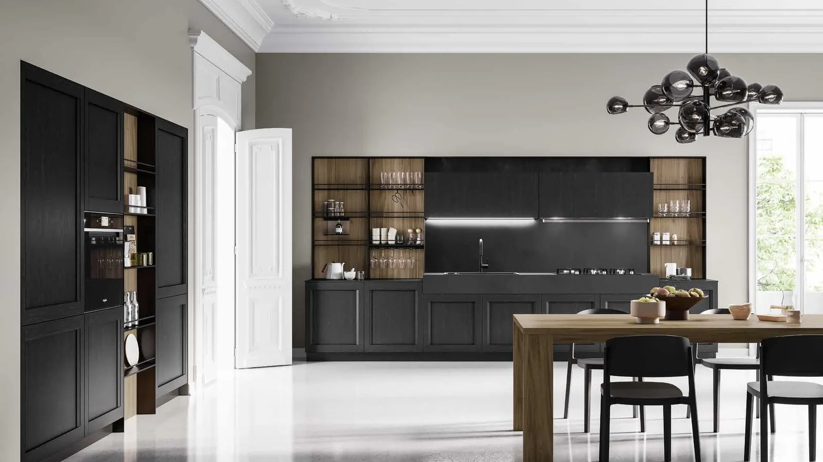 Cucina Moderna ad angolo Frida 02 di Arredo3