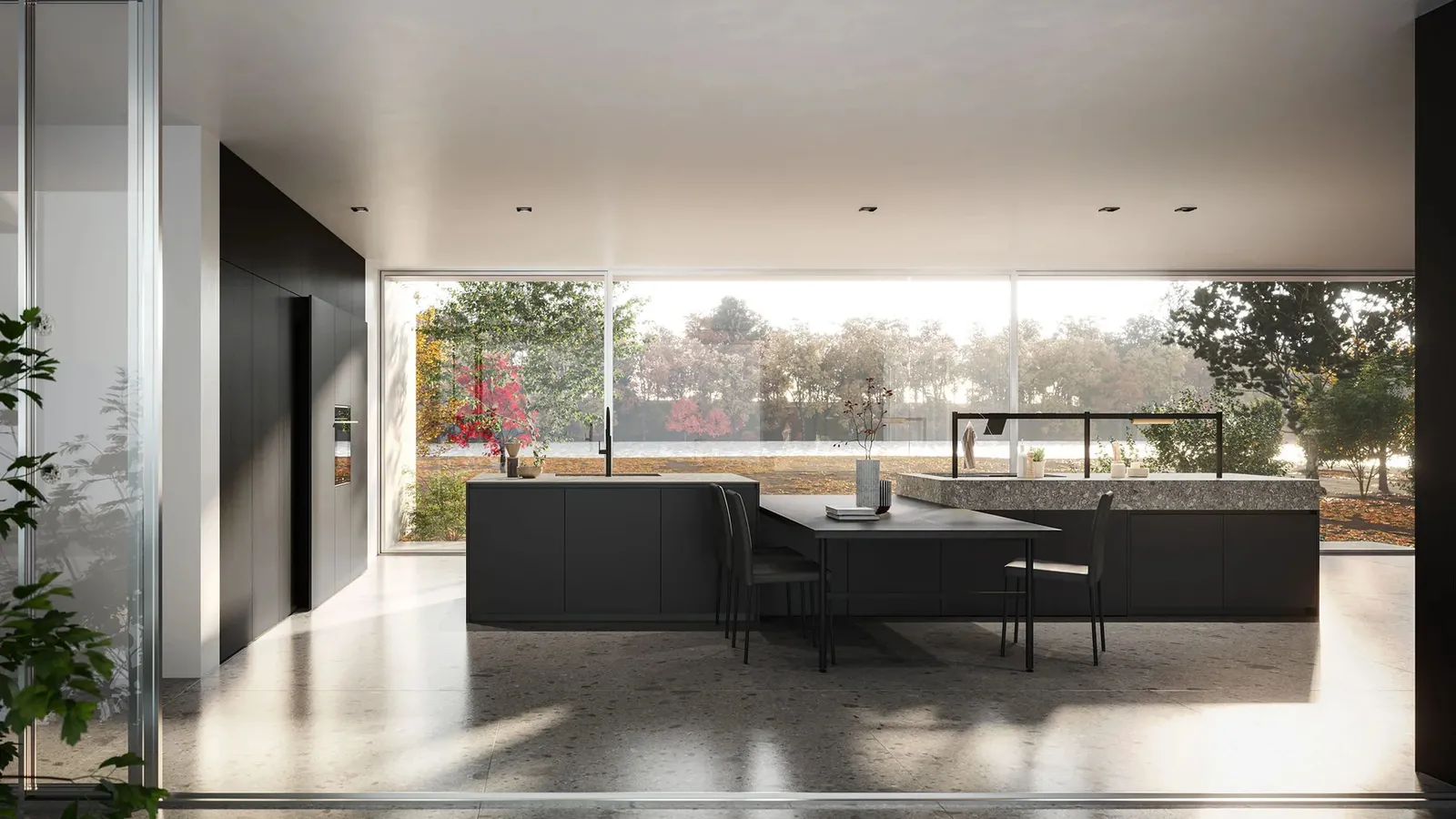 Cucina Moderna con isola Kalì 02 di Arredo3