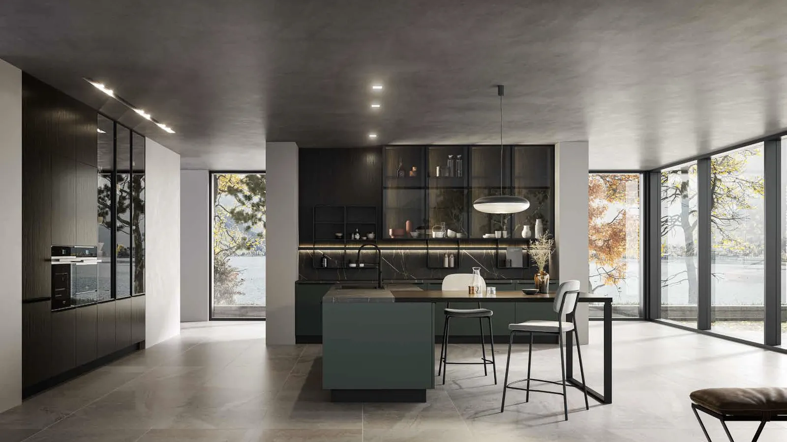 Cucina Moderna con isola Kalì 04 di Arredo3