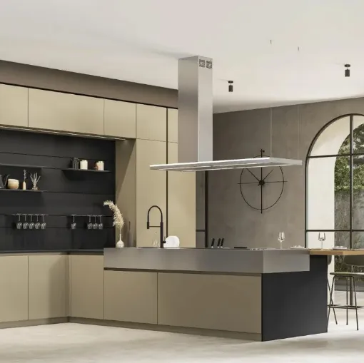 Cucina Moderna con penisola Loft 2|2 08 di Arrex