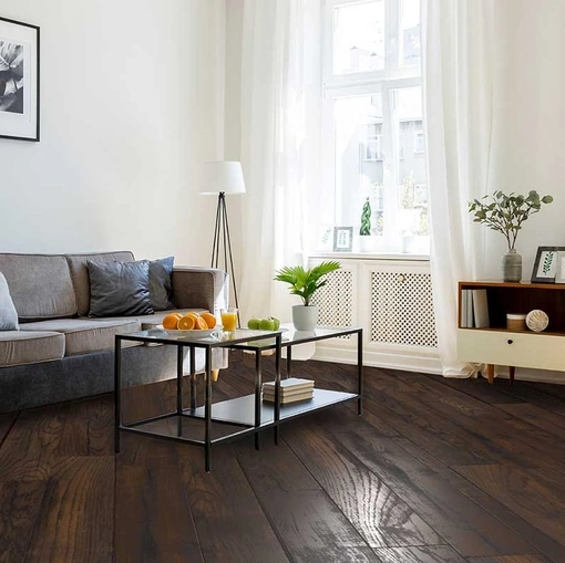 Parquet Di Valore Antico Scuro Sbozzato di Salis